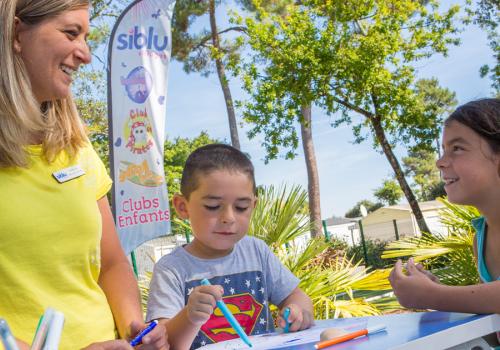 Club Enfants au camping Les Oyats 